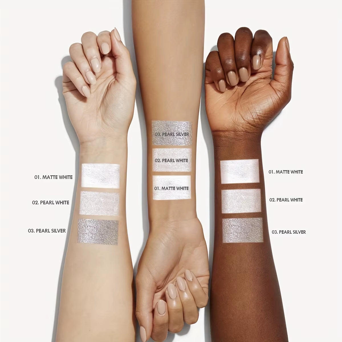 1PC Waterproof Eyeshadow Sticks Long Lasting High Pigmented Shimmer Glitter and Matte Neutral Brown Eyeshadow Pencil Crayon