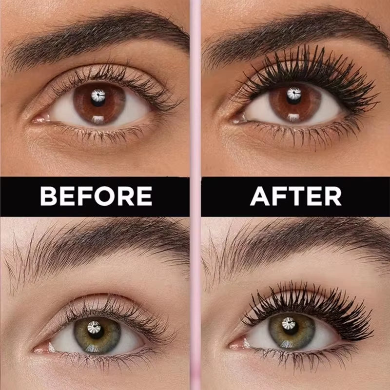 5D Waterproof Mascara Eyelashes Lengthening Long Lasting Silky Lash Black Eyelashes Extension Make up Beauty Eye Korean Cosmetic