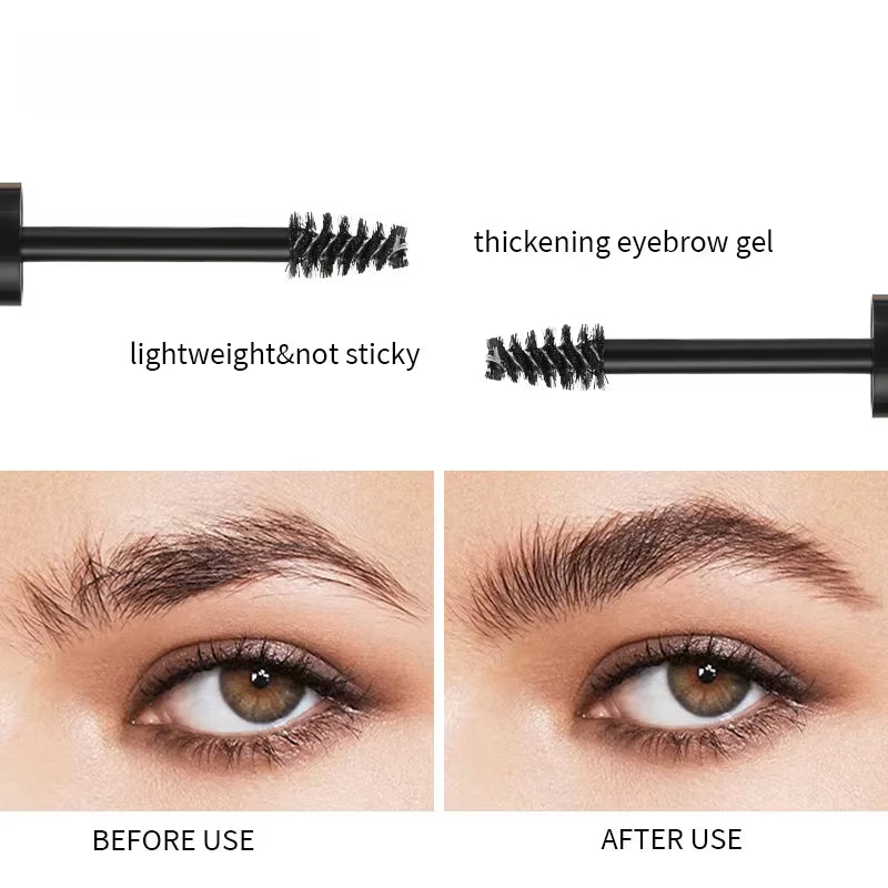 Eyebrow Gel Long-Lasting Fixed Eyebrow Waterproof Quick-Dry Hose Transparent Eyebrow Gel Makeup Eye Makeup
