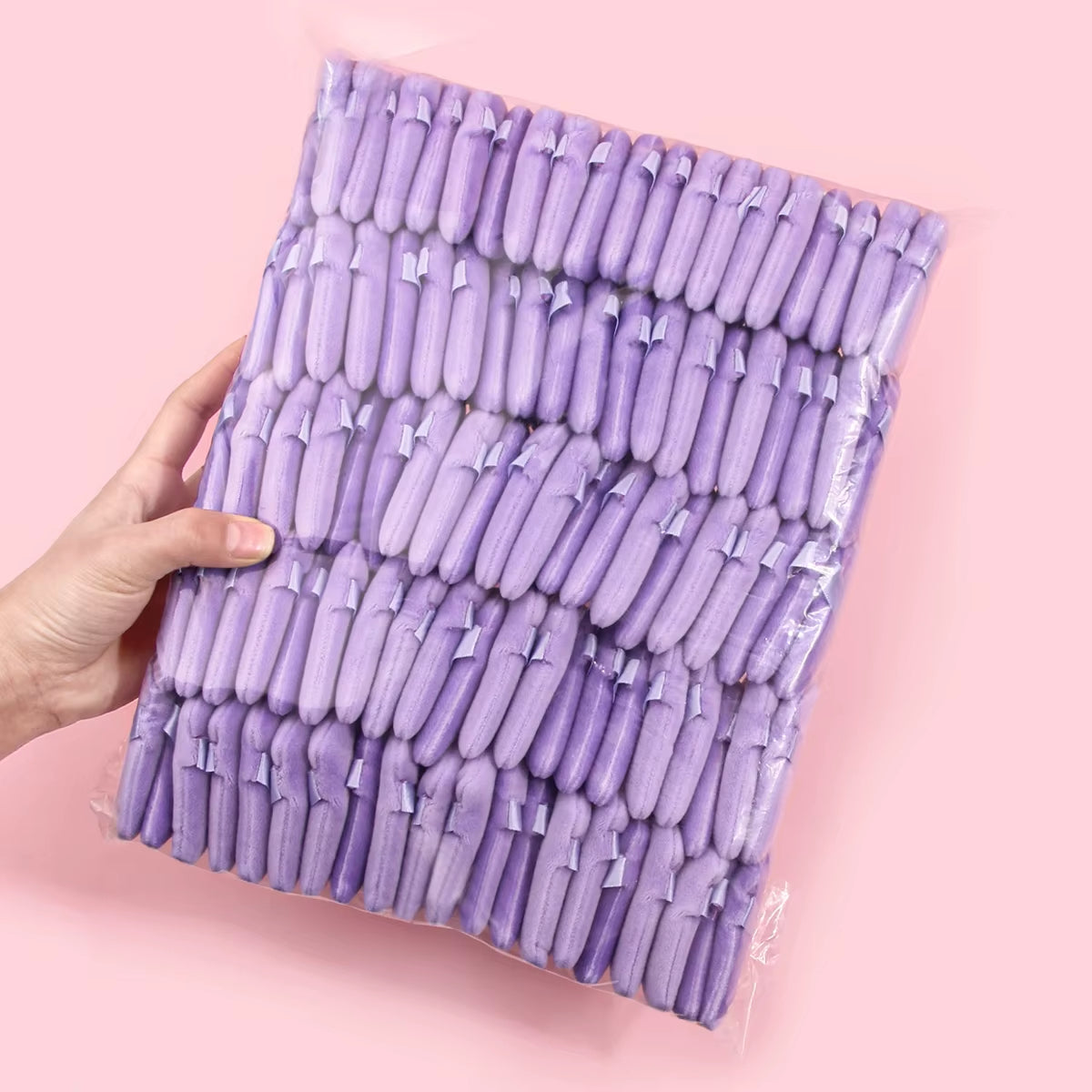 100Pcs Triangle Powder Puff for Loose Powder Liquid Cosmetic Soft Plush Powder Puff Makeup Foundation Puff Makeup Tool