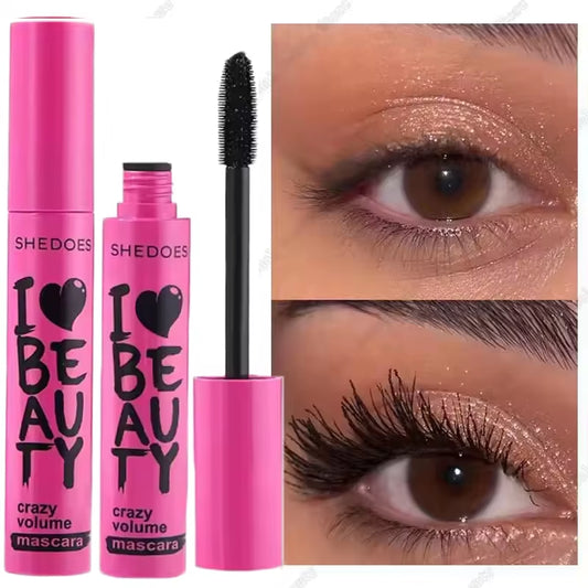 5D Waterproof Mascara Eyelashes Lengthening Long Lasting Silky Lash Black Eyelashes Extension Make up Beauty Eye Korean Cosmetic