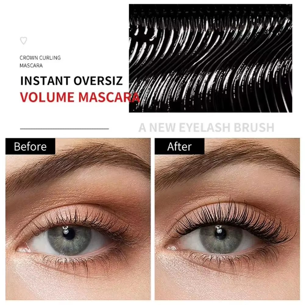 5D Waterproof Mascara Eyelashes Lengthening Long Lasting Silky Lash Black Eyelashes Extension Make up Beauty Eye Korean Cosmetic