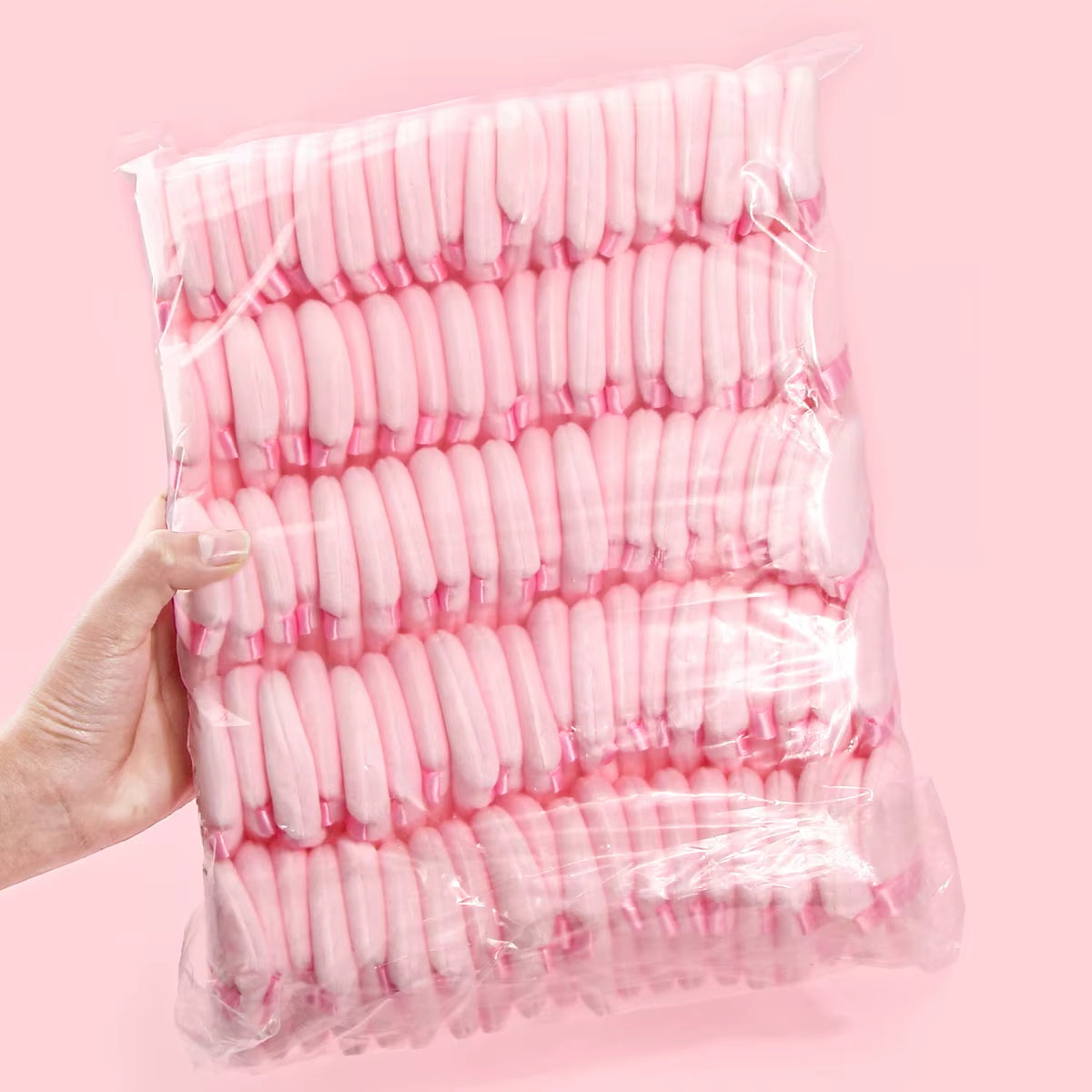 100Pcs Triangle Powder Puff for Loose Powder Liquid Cosmetic Soft Plush Powder Puff Makeup Foundation Puff Makeup Tool