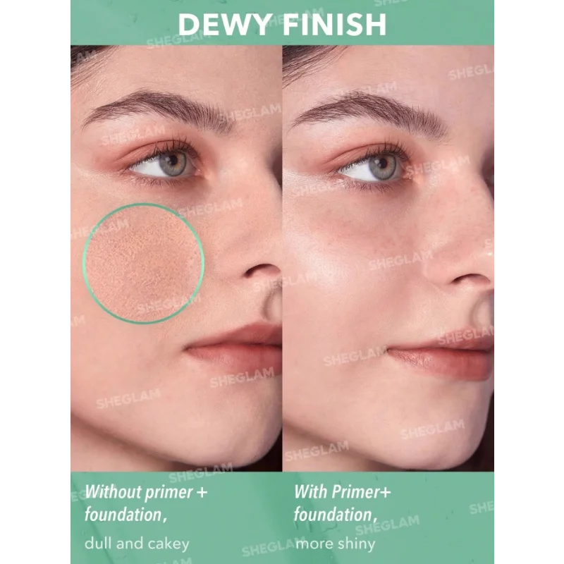 SHEGLAM GOOD GRIP Hydrating Primer 45Ml Glue Pre-Makeup Gel Moisture Oil Control Invisible Pores Long-Lasting Makeup Cosmetics