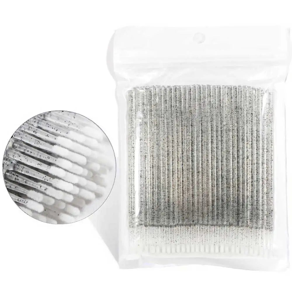 100Pcs/Bottle Eyelash Extension Cleaning Swabs Lash Lift Glue Remover Applicators Microblade Makeup Micro Brushes Tool