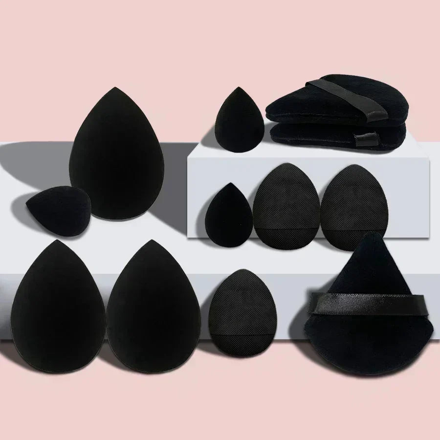 12/14Pcs Makeup Sponge Cosmetic Puff Foundation Sponges Blender Beauty Egg Powder Puffs Make up Accessories Women Makeup Tools