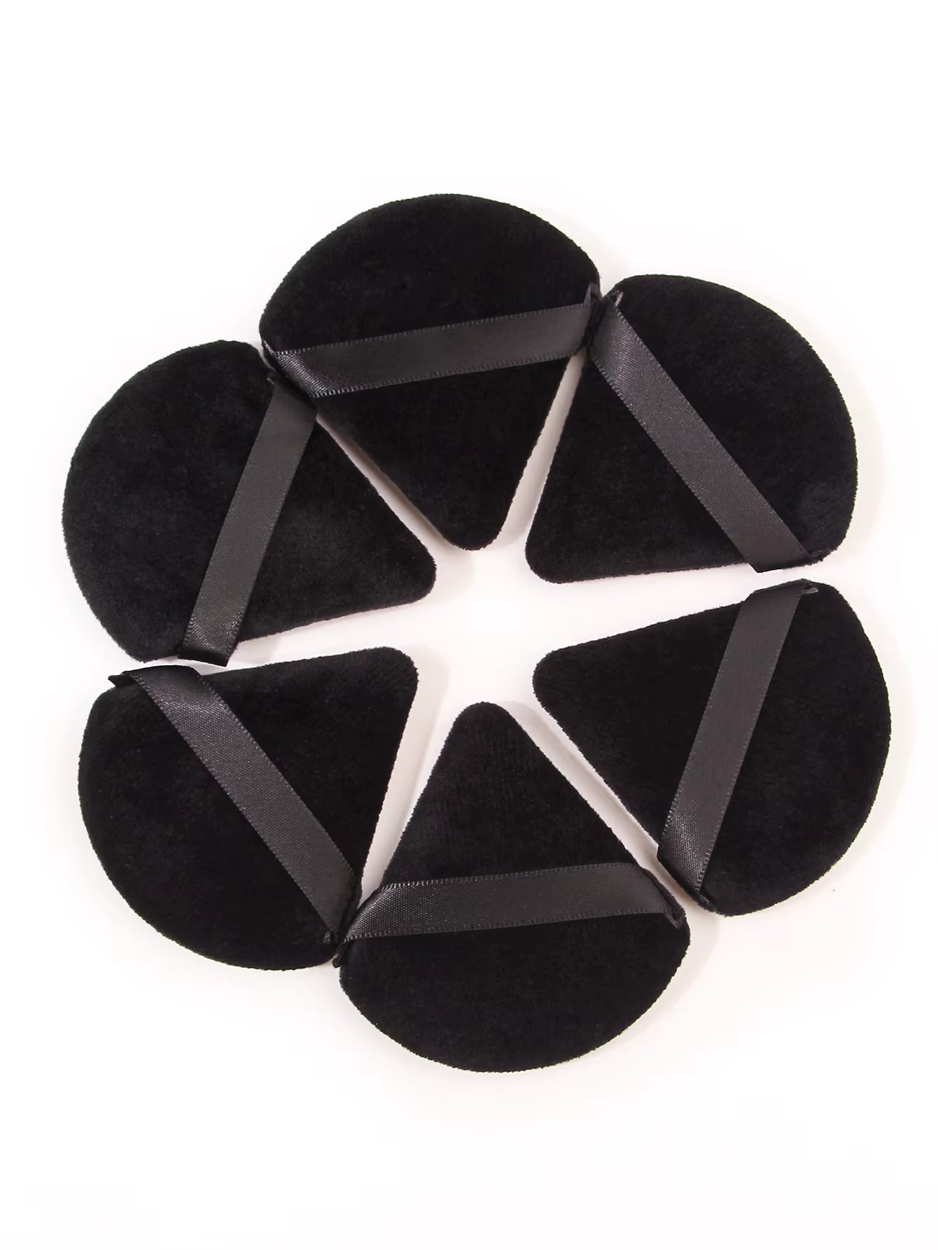 100Pcs Triangle Powder Puff for Loose Powder Liquid Cosmetic Soft Plush Powder Puff Makeup Foundation Puff Makeup Tool