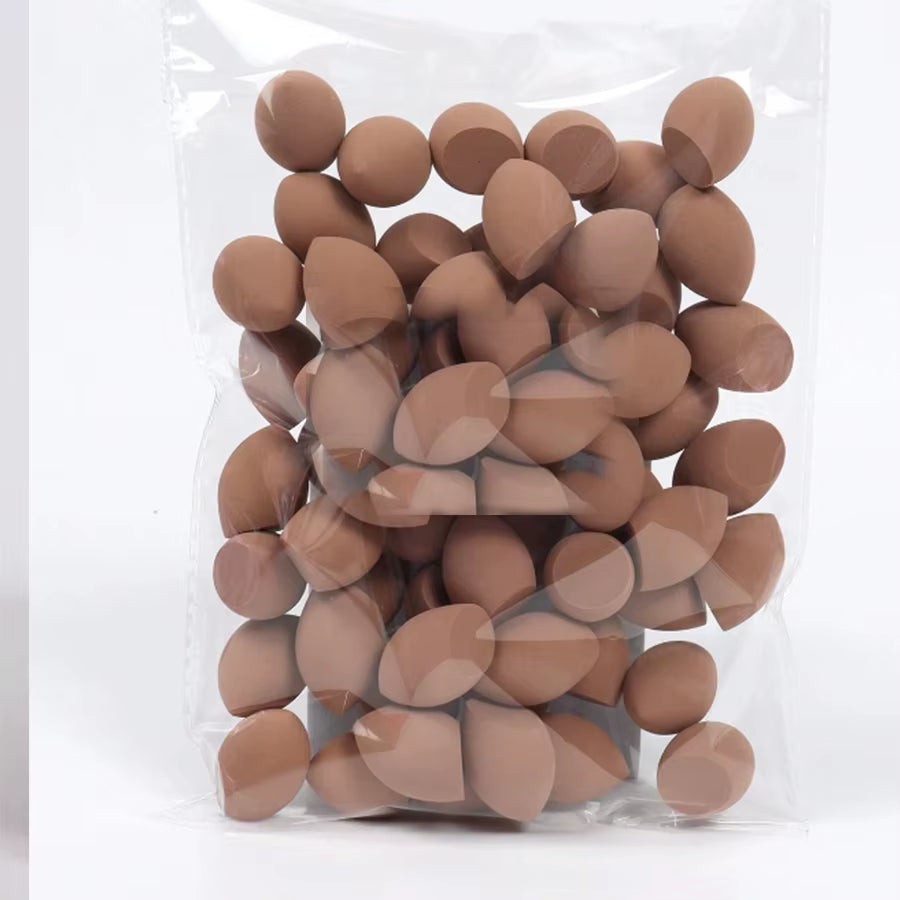 20PCS Mini Finger Puff Beauty Cosmetic Foundation Cosmetic Sponge Makeup Blender Suitable for Cream & Powder Concealer