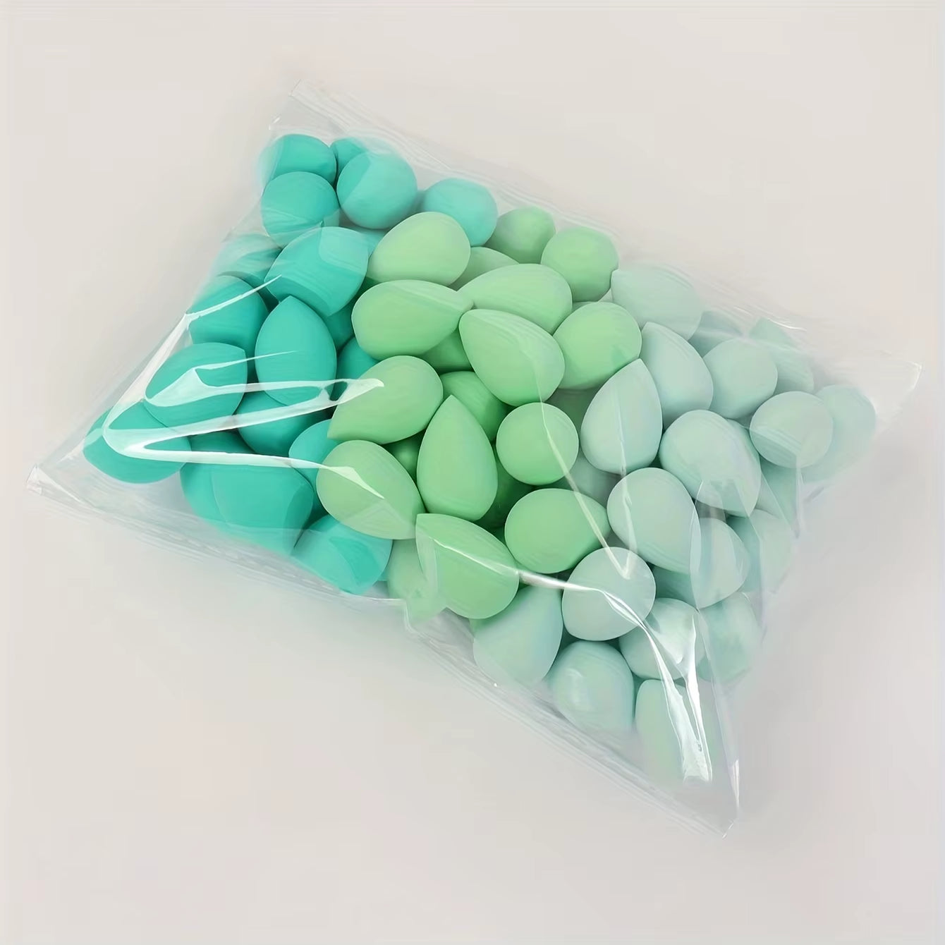 50Pcs Mini Makeup Sponge Set - Flawless Foundation Blending for Liquid, Dual-Use Wet/Dry Beauty Blenders for All Skin Types