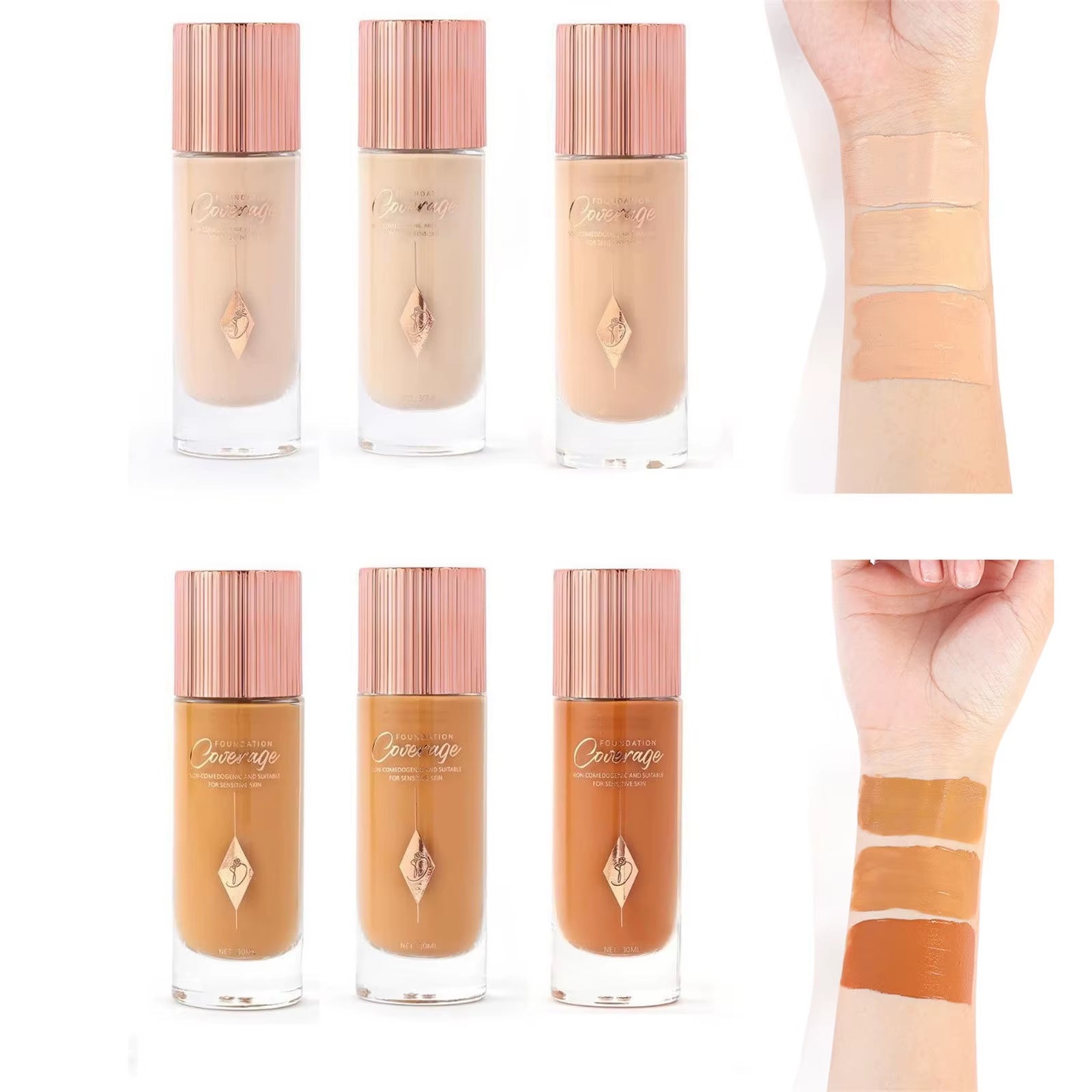 Natural Face Repair Waterproof No Makeup Removal, Oil Control Creamy Skin Foundation, Face Waterproof No Makeup Foundation