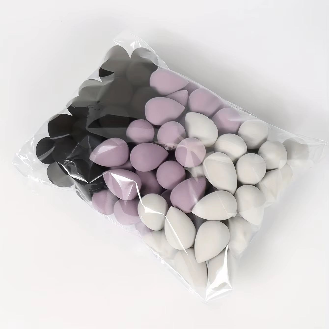 50Pcs Mini Makeup Sponge Set - Flawless Foundation Blending for Liquid, Dual-Use Wet/Dry Beauty Blenders for All Skin Types